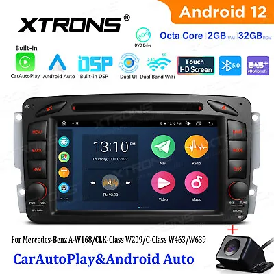 CAM+ For Mercedes Benz W203 G-W463 7  Android 12 Car Radio GPS DVD Player Stereo • $259.99