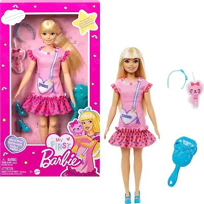 Barbie My First Barbie Preschool Doll  Malibu  With 13.5-Inch Soft Posable Body • $28.99