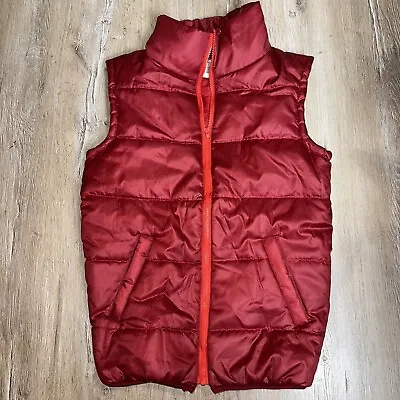 Universal Studios Men’s Back To The Future Marty McFly Red Puffer Vest Size XS • $22.44