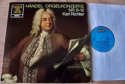 DECCA 6.41567 HANDEL ORGAN CONCERTOS 9-12 LP RICHTER (1970's) EX GERMANY • £4