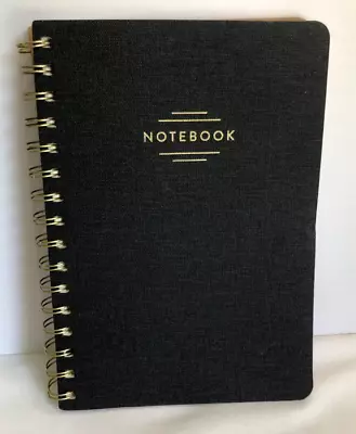 Eccolo World Traveler Simply Black Lined Paper Notebook Journal Minimalist 2021 • $14.99