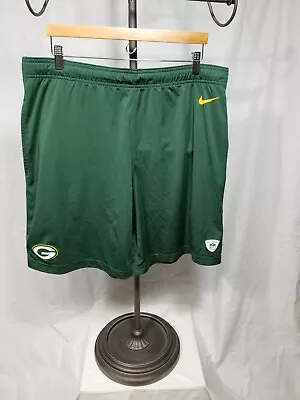 Green Bay Packers DriFit Training Short Men Large Green Nike NFL Equipment Crabb • $19.95