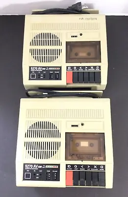 Lot Of 2 Vintage Califone 5270 AV Cassette Recorder Players • $24.95