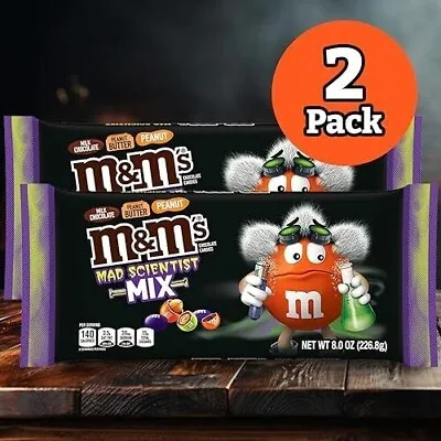M&M's Mad Scientist Mix Assorted Halloween Candy - Mix Peanut Peanut Butter ... • $12.99