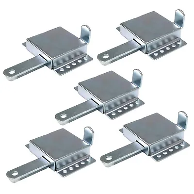 (5-Pack) Zinc Plated Security Bar Garage Door Slide Lock For Prime-Line GD52118 • £28.94