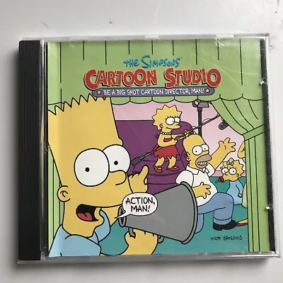 The Simpsons Cartoon Studio Windows Windows 95/98 CD-ROM 1996 PC Video Game • $20