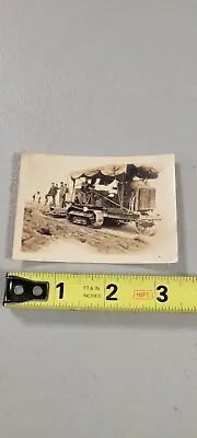 Old Vintage Steam Tractor Engine Powered Photo Snapshot Early 1900s • $19.99