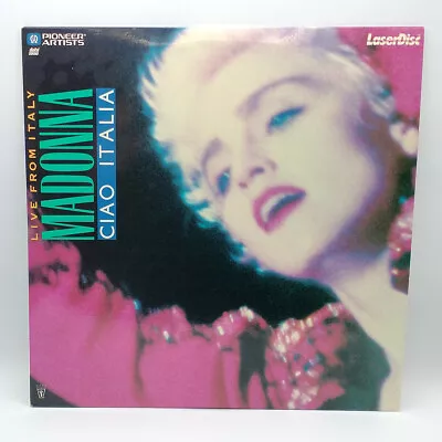 Madonna - Ciao Italia (1988) Live From Italy / LD Laser Disc Laserdisc PA-89-228 • $29