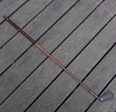 MacGregor Edgemont Golf Club Mashie 5 Hickory Shaft Antique Wooden RH Vintage • $44.95