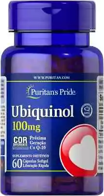 Puritians Pride Ubiquinol 100 Mg-60 Caps Exp 5/26 • $19.99