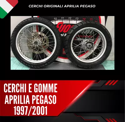 Original Aprilia Pegaso 1997/2001 Wheels And Tires Set • £162.67