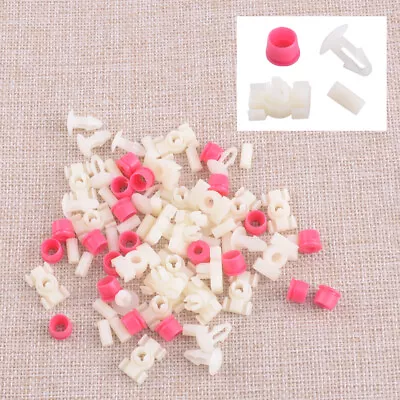 52pcs Fit For Mercedes W123 Clamps Plug Grommets Door Gasket Strip Trim Clip New • $8.51