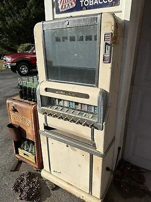 1940s Vintage National Cigarette Vending Machine 9 Pulls • $1795