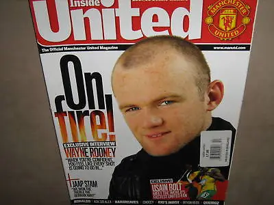 INSIDE UNITED MAGAZINE December 2008 MANCHESTER Wayne Rooney • £7.83