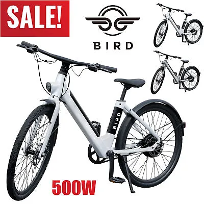 $999 • Buy Bird Adult Electric Bike Women Commuter EBike E-City Bike 500W 36V 60Km+ Range