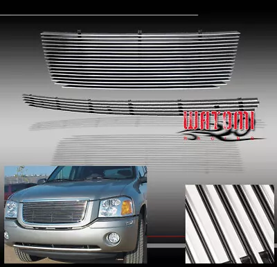 01-09 Gmc Envoy Front Upper + Bumper Billet Grille Grill Insert Combo Xuv Sport • $72.95