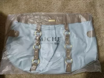 Miche Marcy Demi Shell Only Pale Robin's Egg Blue & Tan  S8487 NEW • $36.99