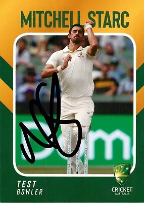 $14.99 • Buy ✺Signed✺ 2019 2020 AUSTRALIA Cricket Card MITCHELL STARC BBL 