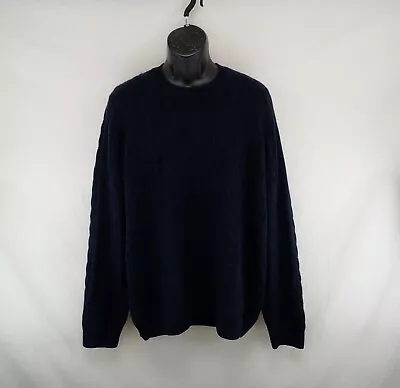 Brooks Brothers 4-Ply 100% Italian Cashmere Made In Scotland Sweater XL #C634 • $299.99