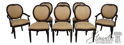 L63408EC: Set Of 8 COUNCILL CRAFTSMEN Regency Style Dining Room Chairs • $3895