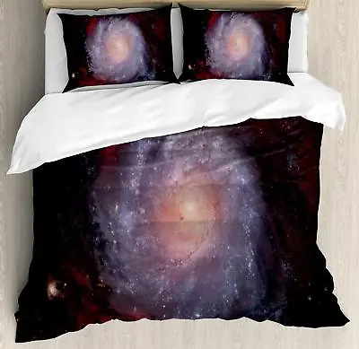 Space Science Duvet Cover Set Twin Queen King Sizes With Pillow Shams • £86.73