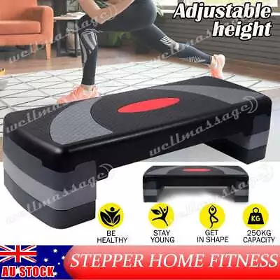 Aerobic Workout Home Gym Fitness Exercise 4 Block Bench Step Level Stepper New • $34.79