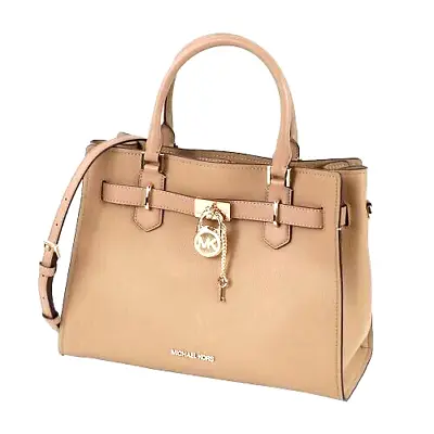 Michael Kors Hamilton Medium Signature Satchel Crossbody Shoulder Bag Purse $558 • $119