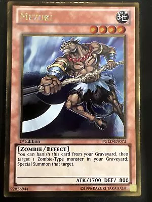 Yugioh Mezuki PGLD-EN083 1st Edition Gold Secret Rare  • $2.40