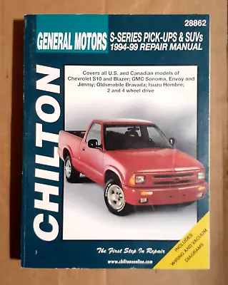 Chevrolet S10/Blazer/Sonoma/Envoy/Jimmy/Bravada/hombre 1994-1999 Repair Manual • $14.95