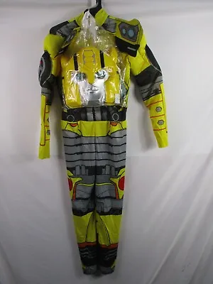 $23.99 • Buy Bumblebee Costume Boys Large Yellow Jumpsuit Mask Transformers Halloween New