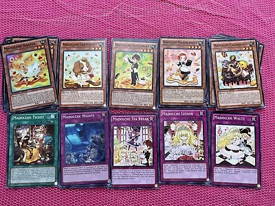 Yugioh Cards Lot Madolche 1st Edition Holo Monsters Trap Spell • $10