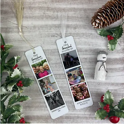 Personalised Photo Bookmark Metal Photo Bookmark Gift For Grandma • £5