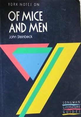 York Notes On John Steinbeck's  Of Mice And Men ... By Stephen Martin Paperback • £3.49