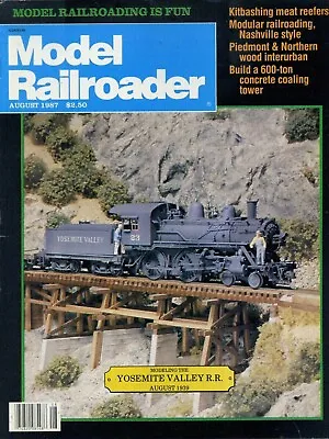 Model Railroader August 1987 • $3.95