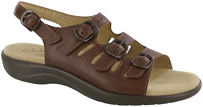 SAS Mystic Sandal Henna Smooth 9.5 Narrow Women's Shoes New In Box • $94.99