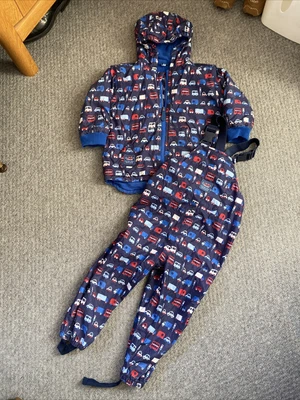 £22 • Buy Jojo Maman Bebe 4-5 Years Coat And Dungarees Waterproof 