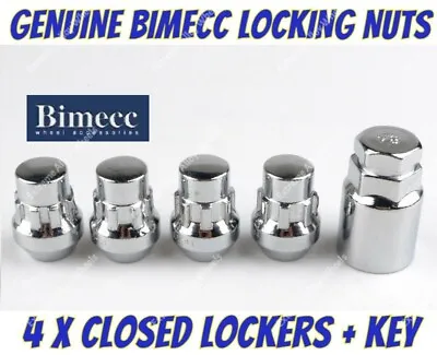 Alloy Wheel Locking Nuts Closed 1/2 UNF MG MGB GT Volvo 140 164 240 260 • $18.94