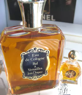 🎁2pc Lot 4 Oz Cologne Mini *PARFUM ? Vintage JEAN DESPREZ BAL A VERSAILLES • $57