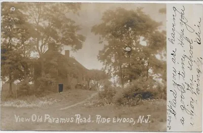 $8.30 • Buy RPPC  View Old Paramus Road, Ridgewood, N.J.  House Children Dirt Road 1905