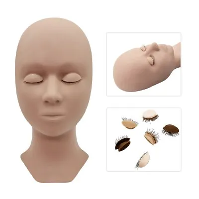 Eyelash Extension Massage Mannequin Head For Makeup Practice Training Model • $10.91