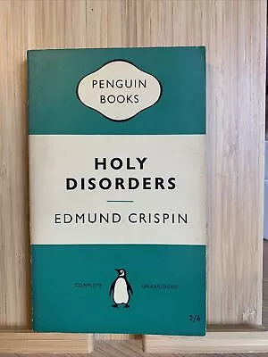 £4.99 • Buy Holy Disorders By Edmund Crispin - Penguin Crime 1st Printing 1958