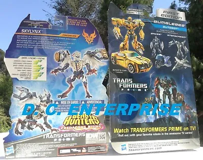 $96.21 • Buy Hasbro Transformers Prime First Edition Bumblebee 2012 +skylynx 2013 Dlx Nib Lot