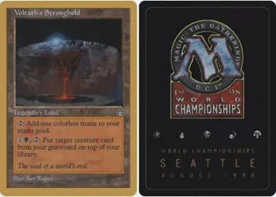 Volrath's Stronghold - Brian Seldon - 1998 World Championship Deck Singles MTG M • $25.95