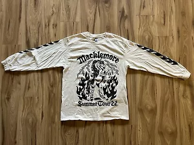 Macklemore Concert Summer Tour 22 T-Shirt Mens Large  Long Sleeve Double • $15.97