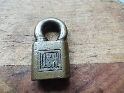 Vintage Yale WWII US Navy Push Padlock  No Key • $20