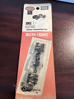 Micro-Trains N Scale 1001 BETTENDORF Trucks With Out Couplers • $5