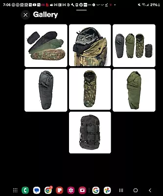 US Military 4 Piece Modular Sleeping Bag Sleep System W/Bivey #8645-01-445-6274 • $325