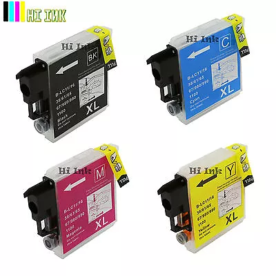 4PK New LC65 XL Ink For Brother MFC-5890CN MFC-5895CW MFC-6490CW MFC-6890CDW • $7.48