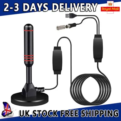 Truck Boat Campervan Gain 96db Digital Freeview Antenna DVB-T TV Aerial Car • £8.99