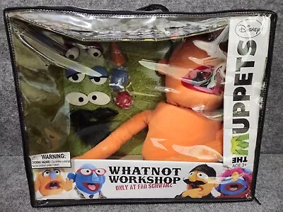 Disney The Muppets Whatnot Workshop FAO Schwarz ORANGE PUPPET & Accessory • $90